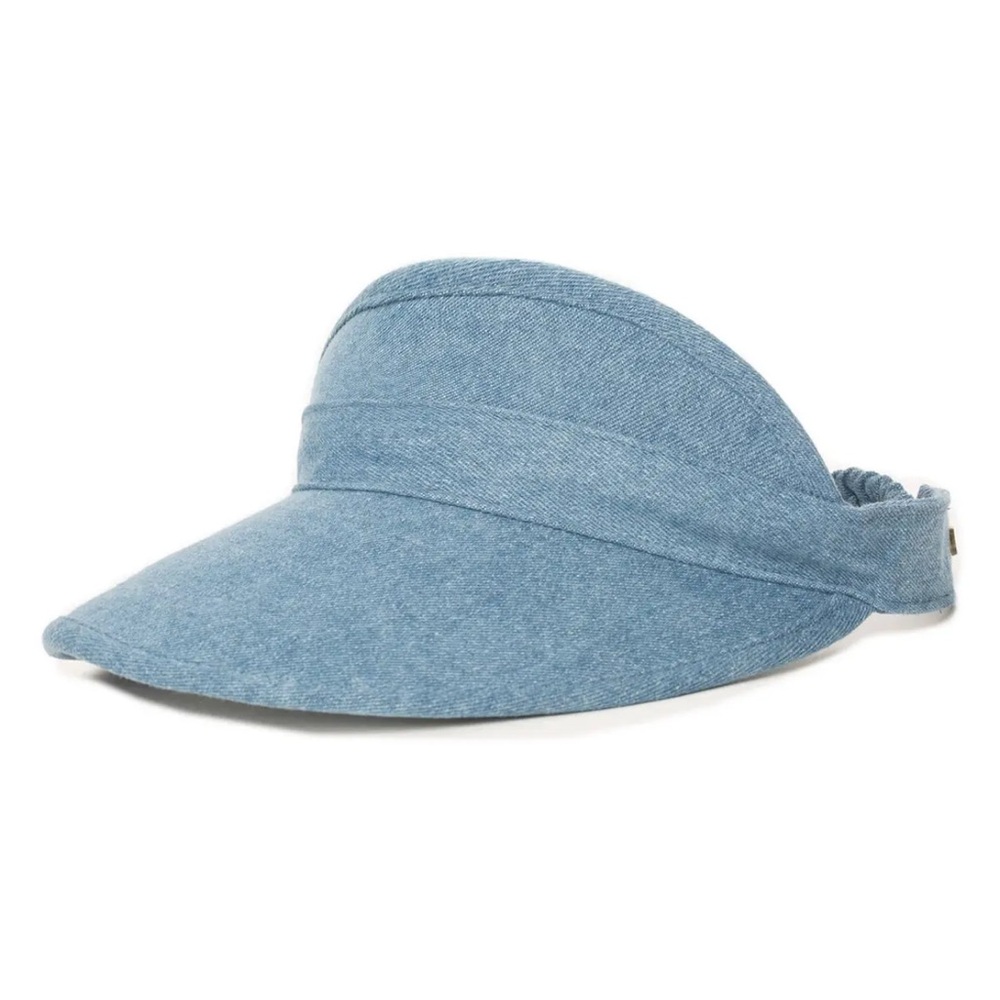 Brixton Blue Denim Visor Hat